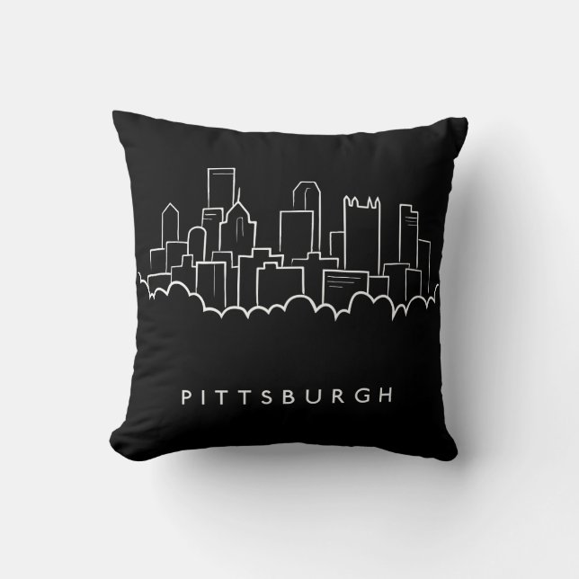 Almofada Pittsburgh Pensilvânia (Frente)