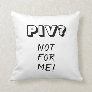 Almofada PIV/Heterocaptivity, travesseiro frente e verso