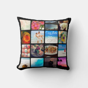 Almofada PixDezines DIY Instagram Collage Fotos, cor DIY