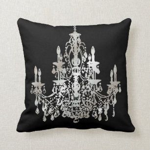 Almofada PixDezines faux prata/candelabro/fundo DIY