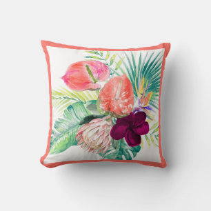 Almofada PixDezines H2Tropical Paradise Flores DIY cores