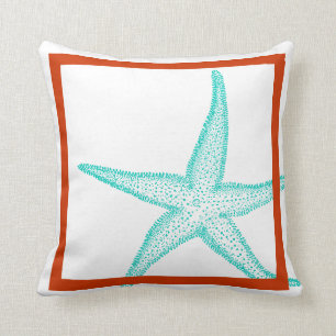 Almofada PixDezines Starfish/DIY trim+cor de fundo