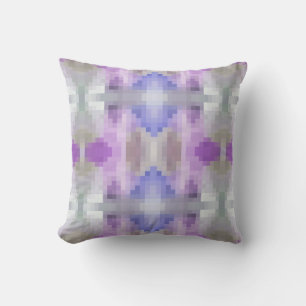 Almofada pixel azul violeta violeta violeta, geométrico po