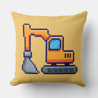 Almofada Pixel Digger Square Accent Pillow