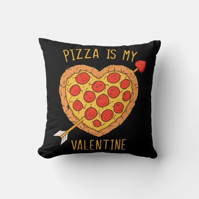 Almofada Pizza É Meu Namorado (Frente)