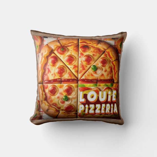 Almofada Pizza Pizzeria Design (Frente)