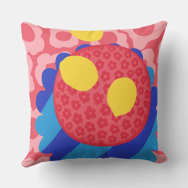 Almofada Placa de Flor de Limão (Verso)