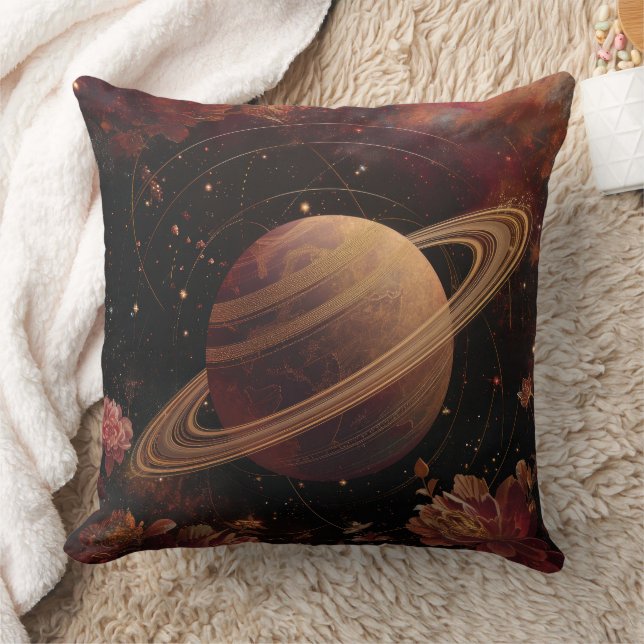 Almofada Planeta de Cristal Cosmos Roxo Sonhador (Cobertor)
