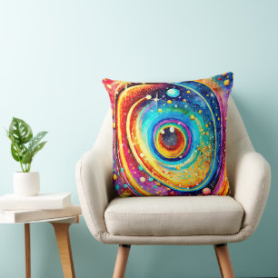 ALMOFADA PLANETA ELEGANTE BEM SIMPLES NO ESPAÇO EXTERIOR