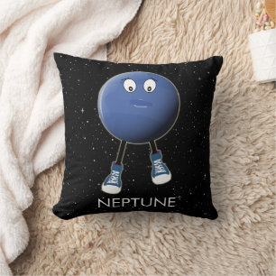 Almofada Planeta Netuno e Estrelas