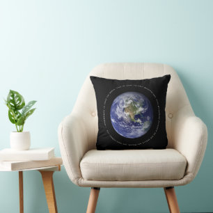 Almofada Planeta Terra no Espaço - Christian John 3:16