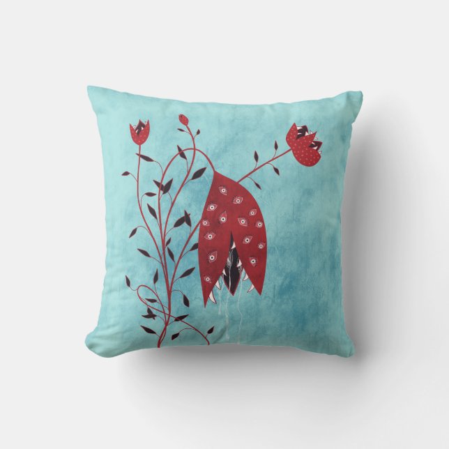 Almofada Planta Carnívora Horror Art (Frente)