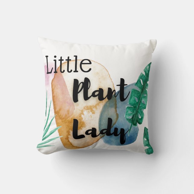 Almofada Planta Lady Travesseiro decorativo (Frente)