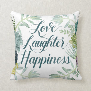 Almofada Plantar Felicidade Amor Risos Felicidade