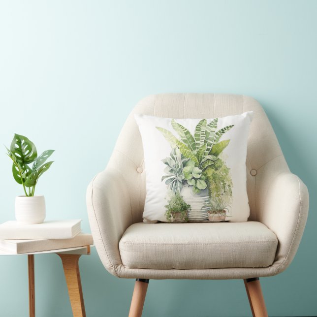 Almofada Plantas de Casa (Cadeira)