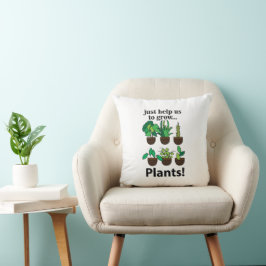 Almofada Plantas Nos Ajudam A Cultivar Plantas