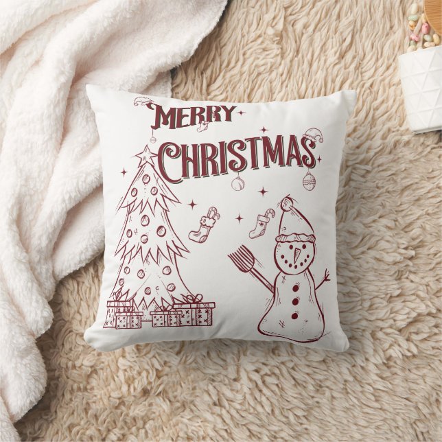 Almofada Playful Merry Christmas (Cobertor)