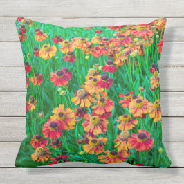 Almofada Plethora dos Helênios Vermelho e Laranja