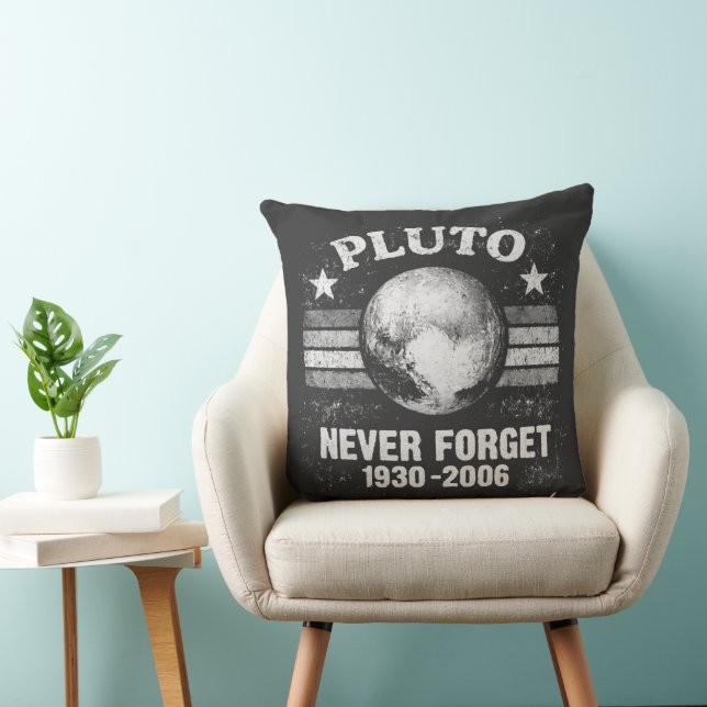 Almofada Plutão Nunca Esqueça (Cadeira)