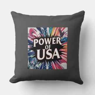 Almofada Poder do Travesseiro dos EUA - Bandeira Americana 