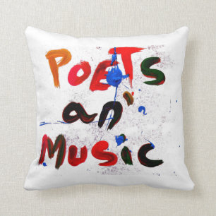 Almofada poetas e música