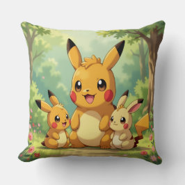 Almofada Pokémon und seine Treue Freunde