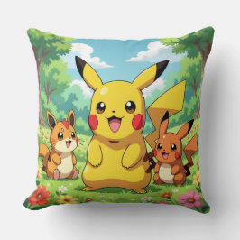Almofada Pokémon und seine Treue Freunde