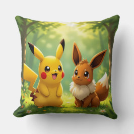 Almofada Pokémon und seine Treue Freunde