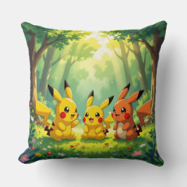 Almofada Pokémon und seine Treue Freunde