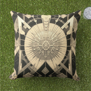 Almofada Poliéster externo Focal Yantra 51 x 51 cm