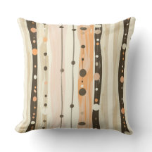 Polka Line Cushion minimalista moderno - 20x20"