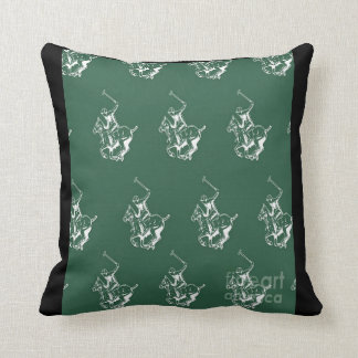 Almofada Polo Horse Ride Sport Jockey Equestrian Patterno