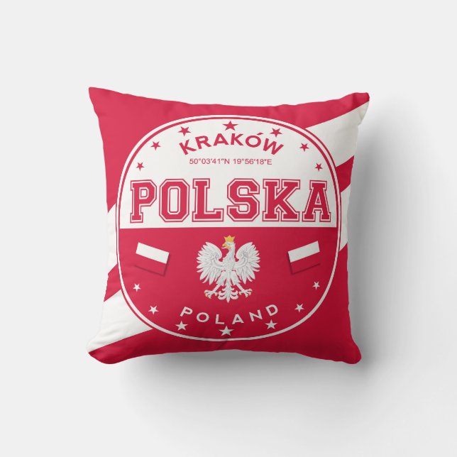 Almofada Polônia Krakow (Frente)