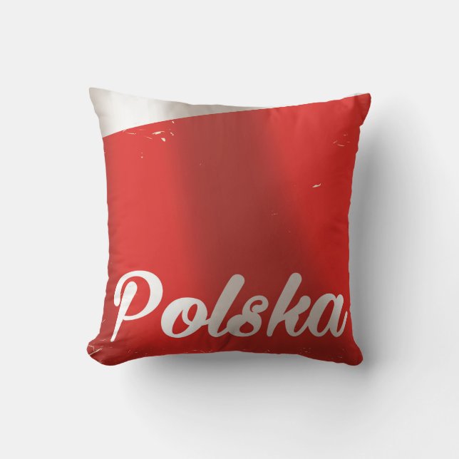 Almofada Polska, poster Polônia (Frente)