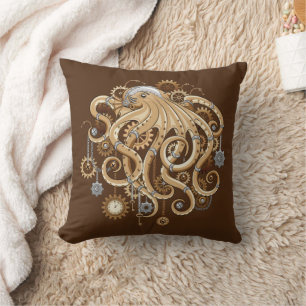 Almofada Polvo Steampunk Retro Fantasia Mecânica
