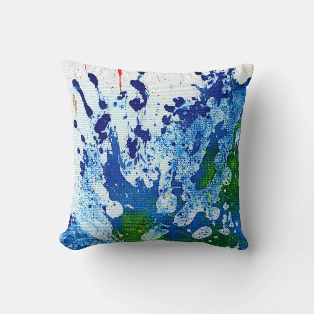 Almofada Polychromoptic #14B por Michael Moffa (Frente)