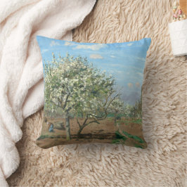 Almofada Pomar em Bloom, Louveciennes Camille Pissarro