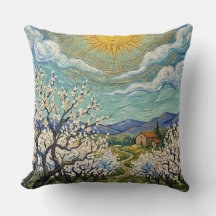 Pomares de Amendoeira em Flor na Primavera Estilo 