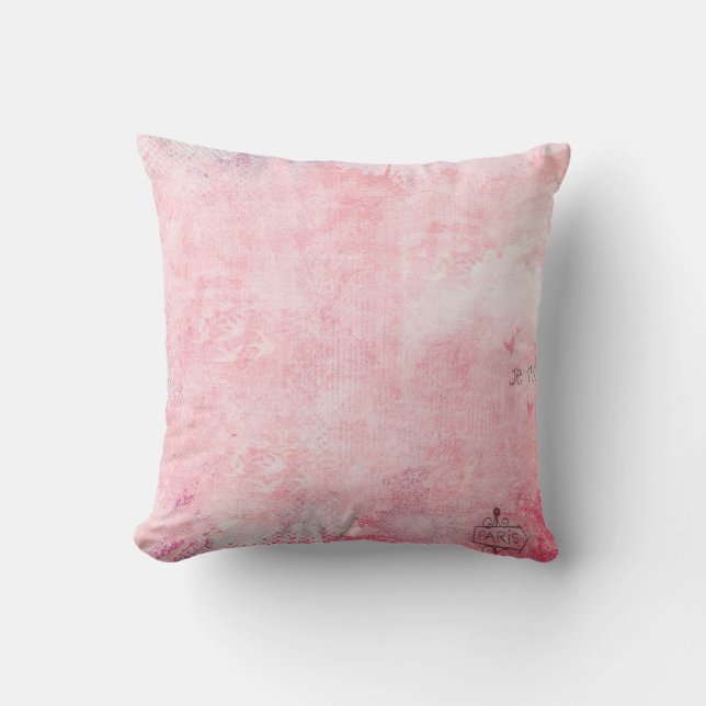 Almofada Pombos-porcas da torre de Paris eiffel (Frente)