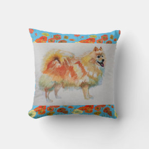 Almofada Pomerânia de Pet Dog, Pomerânia, Spitz alemão