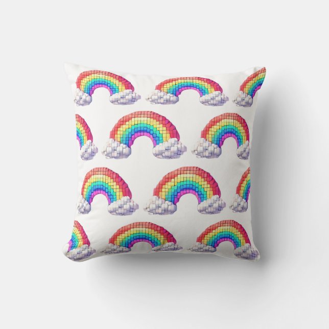 Almofada Ponte Arco-Íris Para Sonhos (Frente)