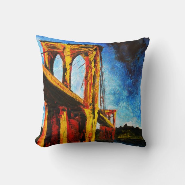 Almofada Ponte de Brooklyn a Utopia 2009 (Frente)