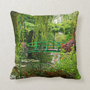 Almofada Ponte de Monet, jardim de Monet, Giverny