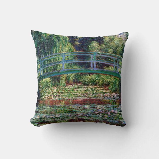 Almofada Ponte Japonesa (Water-Lily Pond), Monet (Frente)