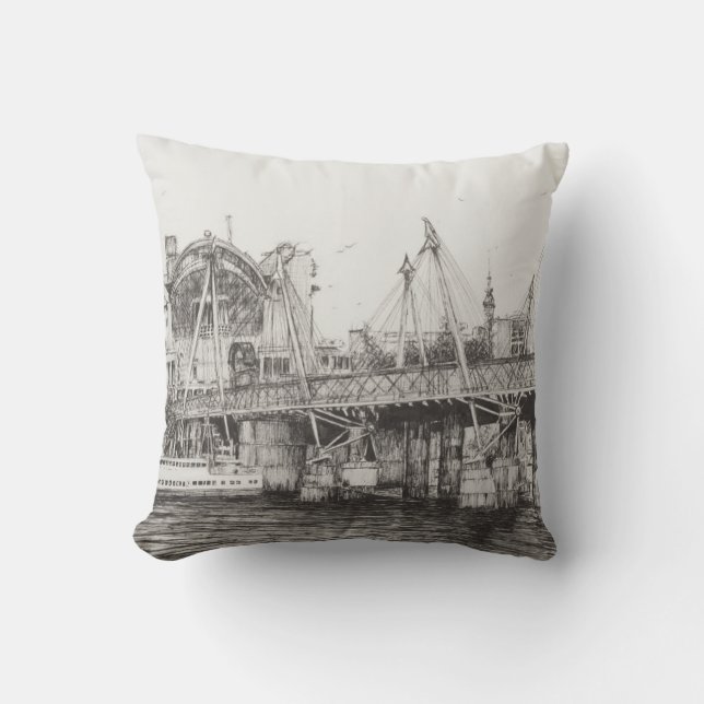 Almofada Ponte Londres 30/10/2006 de Hungerford (Frente)