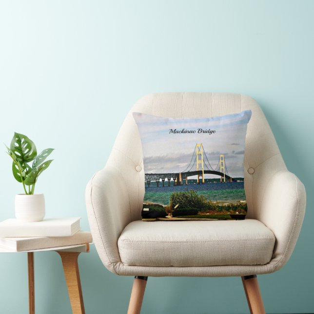 Almofada Ponte Mackinac, Ilha Mackinac (Cadeira)