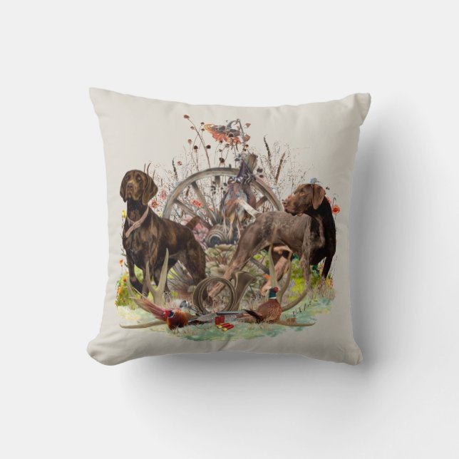 Almofada Ponteiro alemão Shorthired (Frente)