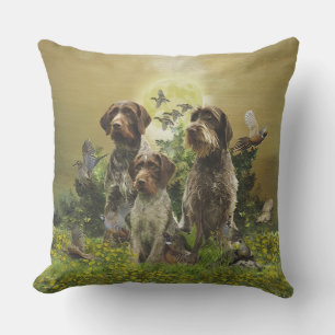 Almofada Ponteiro alemão Wirehaired