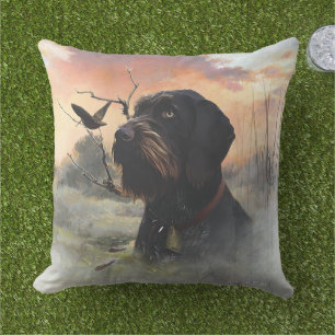 Almofada Ponteiro alemão Wirehaired