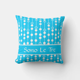 Almofada Ponto linear #5 @ SonoLeTre com monograma
